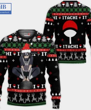 naruto akatsuki itachi ver 3 ugly christmas sweater 3 fwMpY