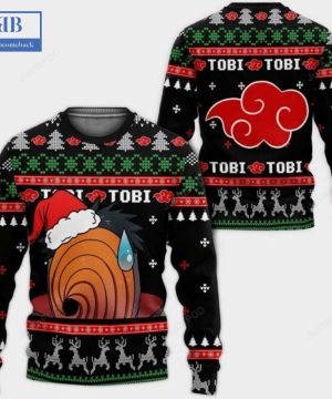 naruto akatsuki tobi ugly christmas sweater 3 jwRaj