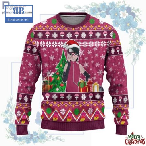 Naruto Sarada Uchiha Ugly Christmas Sweater