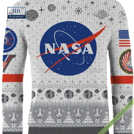 Nasa Logo Ugly Christmas Sweater