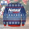 Natural Light Beer Christmas Ugly Sweater