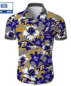 NBA Baltimore Ravens Hawaiian Shirt