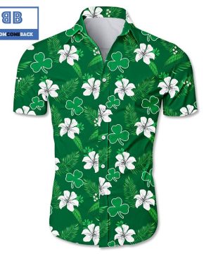 NBA Boston Celtics Tropical Flower Hawaiian Shirt