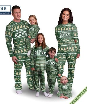 NBA Milwaukee Bucks Family Pajamas Set