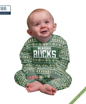 NBA Milwaukee Bucks Family Pajamas Set