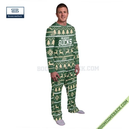 NBA Milwaukee Bucks Family Pajamas Set