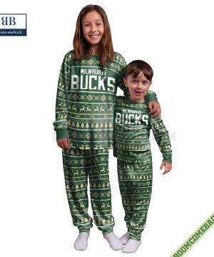 nba milwaukee bucks family pajamas set 7 6SRAa