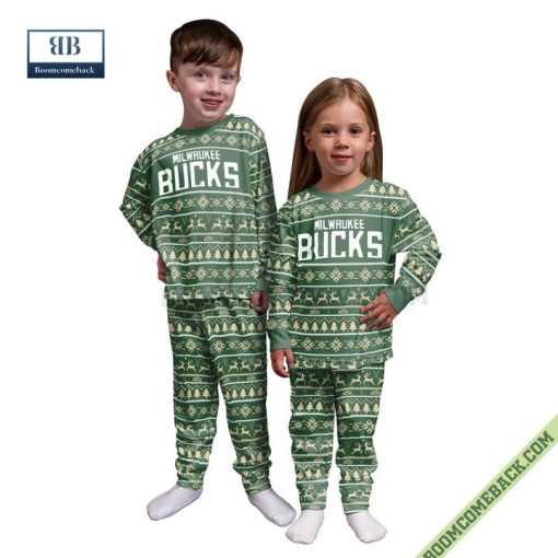 NBA Milwaukee Bucks Family Pajamas Set