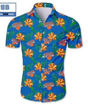 NBA New York Knicks Tropical Flower Hawaiian Shirt