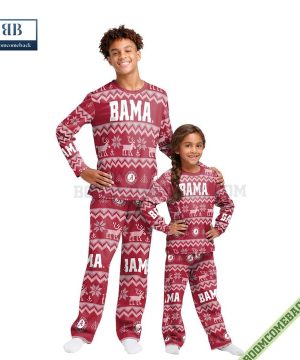 ncaa alabama crimson tide family pajamas set 7 PQhaw