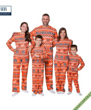 NCAA Auburn Tigers Family Pajamas Set