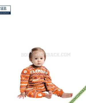 NCAA Clemson Tigers Family Pajamas Set