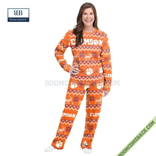 NCAA Clemson Tigers Family Pajamas Set