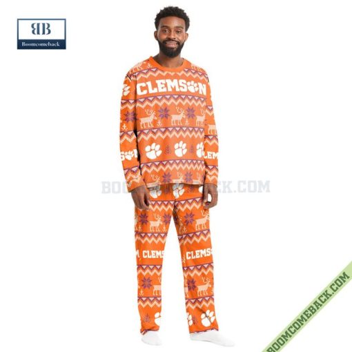 NCAA Clemson Tigers Family Pajamas Set