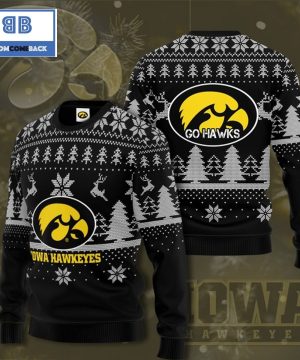 NCAA Iowa Hawkeyes 3D Christmas Sweater