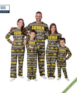 NCAA Iowa Hawkeyes Family Pajamas Set