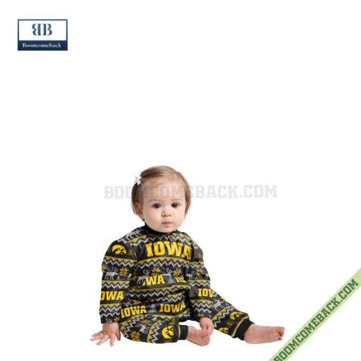 NCAA Iowa Hawkeyes Family Pajamas Set