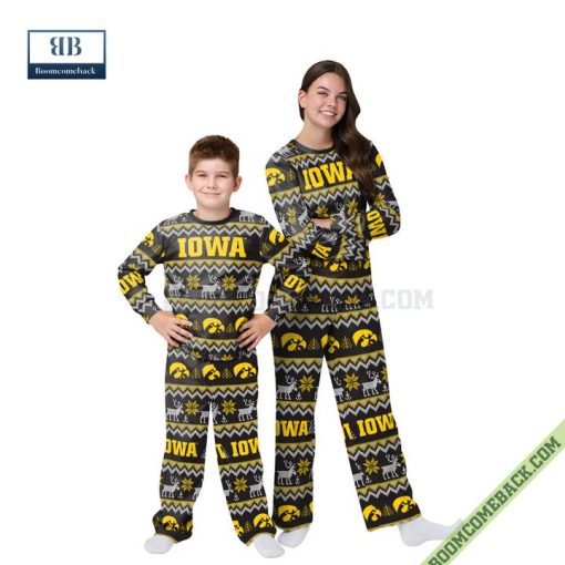 NCAA Iowa Hawkeyes Family Pajamas Set