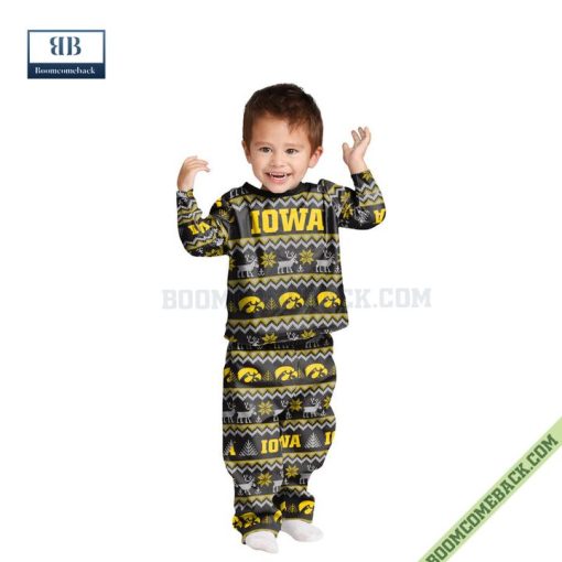 NCAA Iowa Hawkeyes Family Pajamas Set