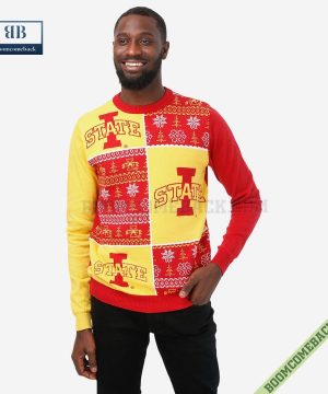 NCAA Iowa State Cyclones Big Logo Ugly Christmas Sweater