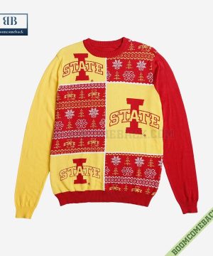 ncaa iowa state cyclones big logo ugly christmas sweater 5 mpv2P