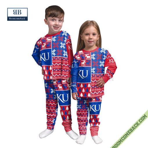 NCAA Kansas Jayhawks Family Pajamas Set