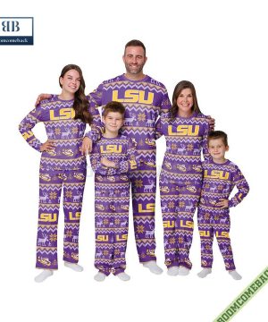 NCAA Lsu Tigers Family Pajamas Set