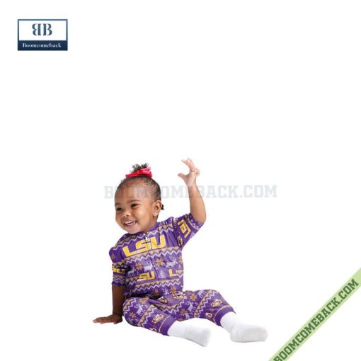 NCAA Lsu Tigers Family Pajamas Set