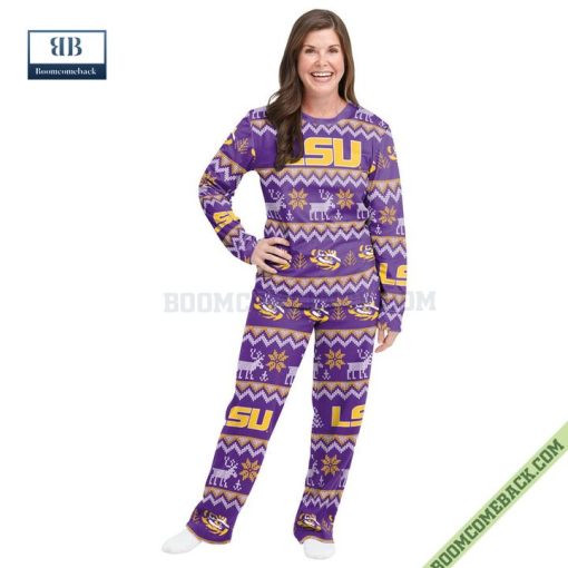 NCAA Lsu Tigers Family Pajamas Set