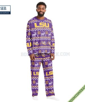 ncaa lsu tigers family pajamas set 5 FS0pV