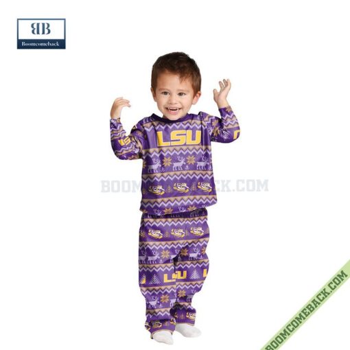 NCAA Lsu Tigers Family Pajamas Set