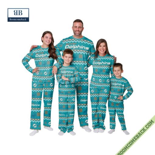 NCAA Miami Dolphins Family Pajamas Set