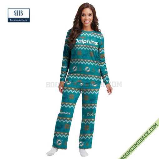 NCAA Miami Dolphins Family Pajamas Set