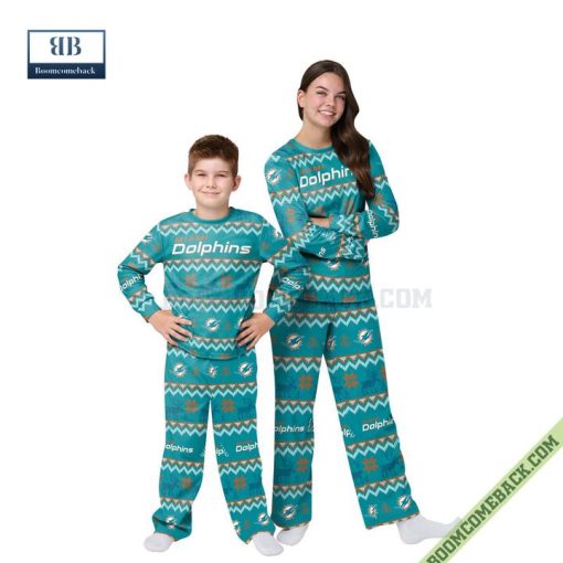 NCAA Miami Dolphins Family Pajamas Set