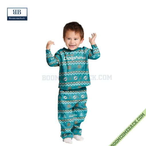 NCAA Miami Dolphins Family Pajamas Set