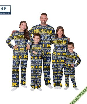 NCAA Michigan Wolverines Family Pajamas Set