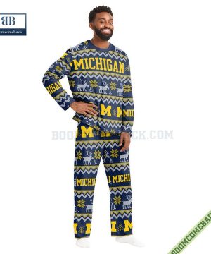 ncaa michigan wolverines family pajamas set 5 GYDKi