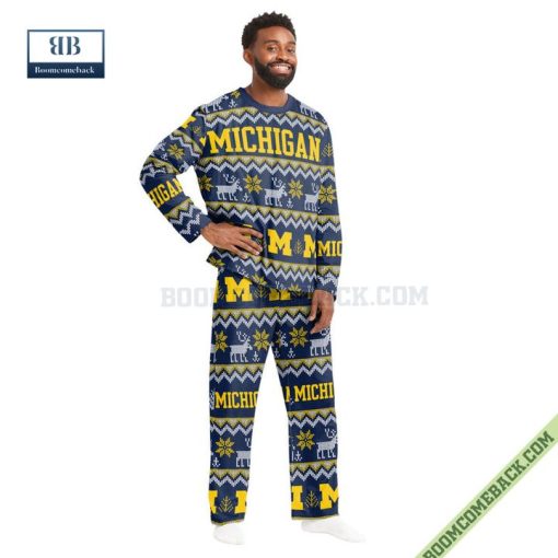 NCAA Michigan Wolverines Family Pajamas Set