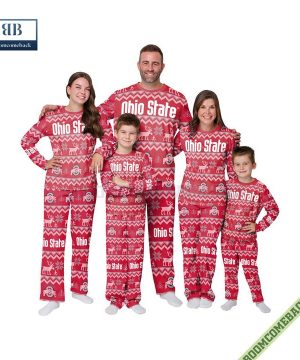 NCAA Ohio State Buckeyes Family Pajamas Set