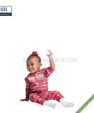 NCAA Ohio State Buckeyes Family Pajamas Set