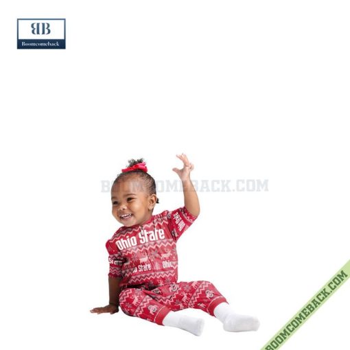 NCAA Ohio State Buckeyes Family Pajamas Set