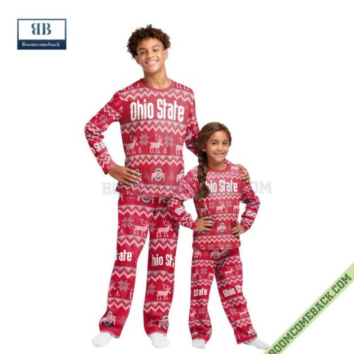 NCAA Ohio State Buckeyes Family Pajamas Set