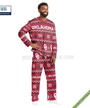 ncaa oklahoma sooners family pajamas set 5 dbizy