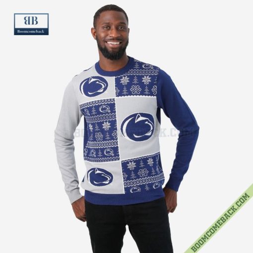 NCAA Penn State Nittany Lions Big Logo Ugly Christmas Sweater