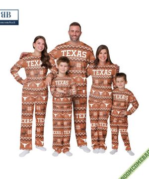 NCAA Texas Longhorns Family Pajamas Set