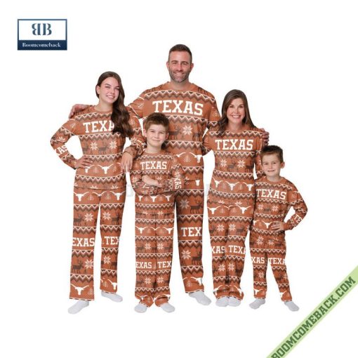 NCAA Texas Longhorns Family Pajamas Set