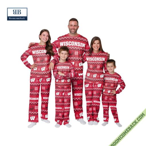 NCAA Wisconsin Badgers Family Pajamas Set