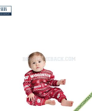 NCAA Wisconsin Badgers Family Pajamas Set