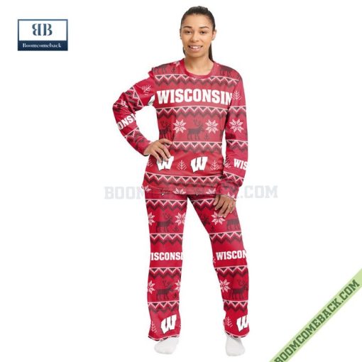 NCAA Wisconsin Badgers Family Pajamas Set