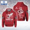 NCAAF Georgia Bulldogs National Champions 2022 White 3D Hoodie